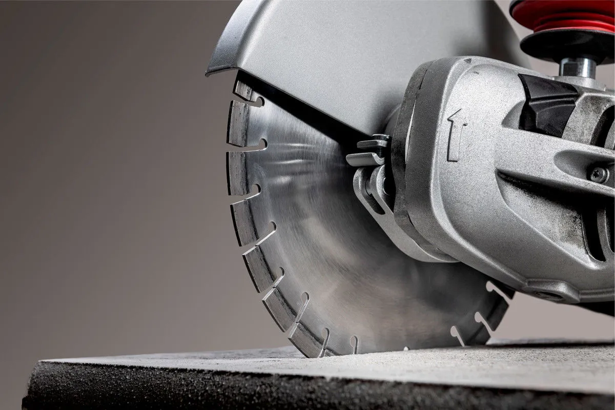 2 X Meules De Tronçonnage Diamentées 125x22,23mm + écrou De Serrage Rapide Quick M14 Metabo – Image 2