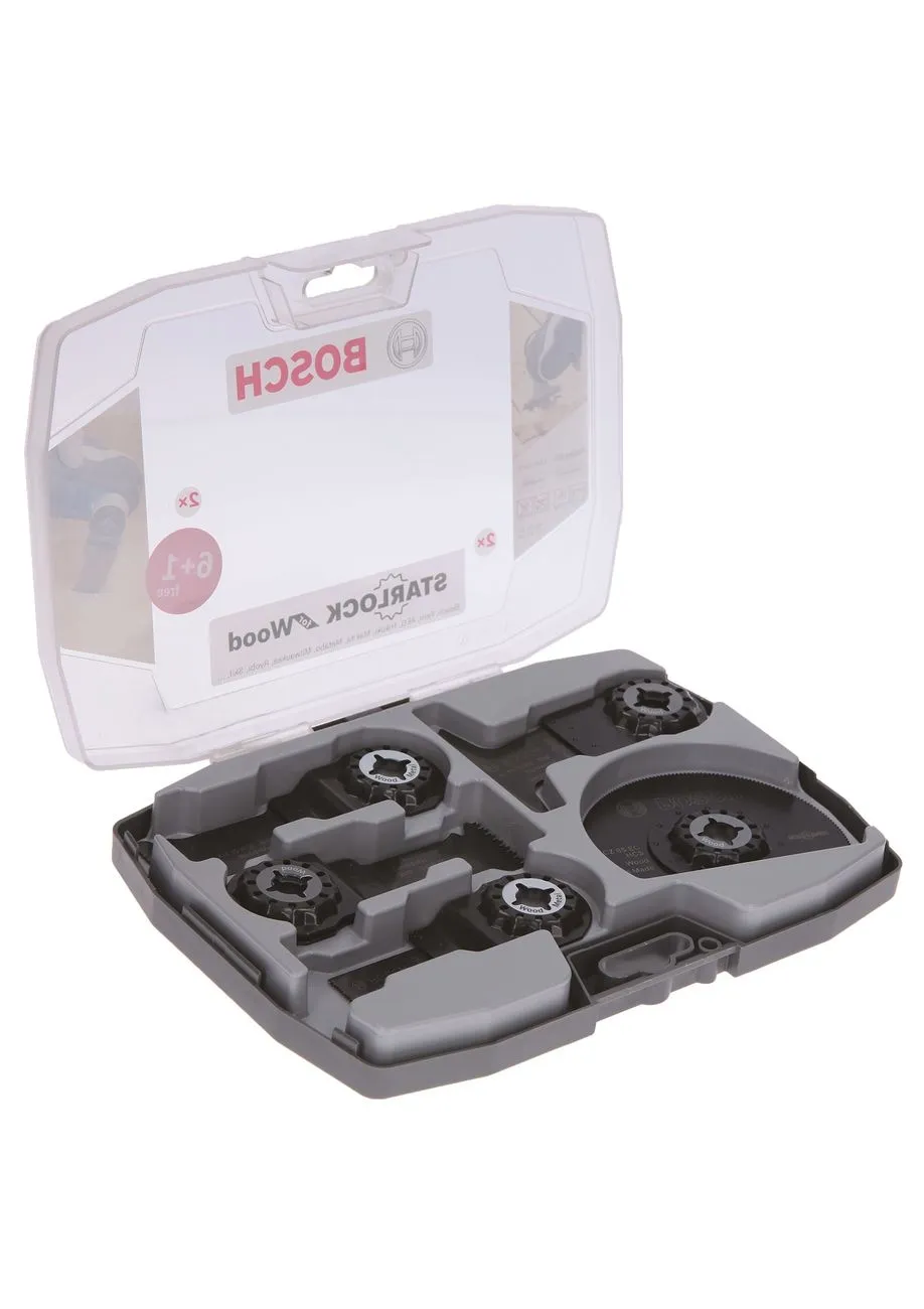 Coffret De Menuiserie Pour Outil Multifonction 7pcs Bosch Starlock