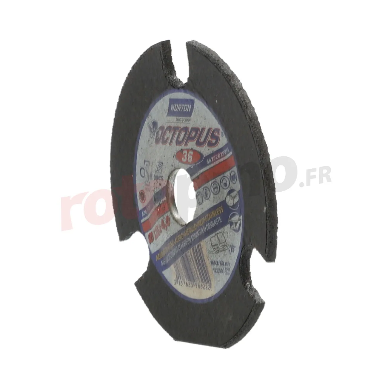 Disque à Couper Acier Inoxydable 125x22,23mm Norton OCTOPUS METAL INOX – Image 2
