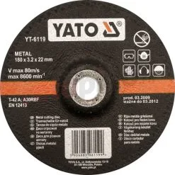 Disque à Lamelles 125 X 2,5 X 22 Mm Yato YT-6116