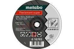 Disque à Poncer 180x6.0x22.2mm Pour L'aluminium (convexe) Metabo Flexiamant Super A 36-M