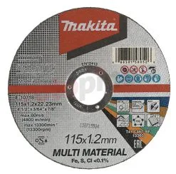 Disque à Tronçonner 115x22.23x1.2mm Makita E-10718