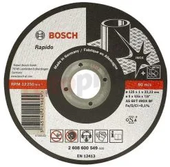 Disque à Tronçonner à Moyeu Plat Expert For Inox - Rapido Bosch
