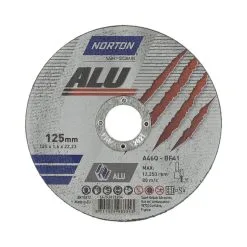 Disque à Tronçonner Aluminium 125x22,23mm Norton ALU