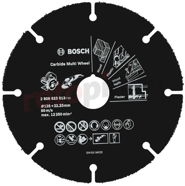 Disque à Tronçonner Carbure Bosch Carbide Multi Wheel
