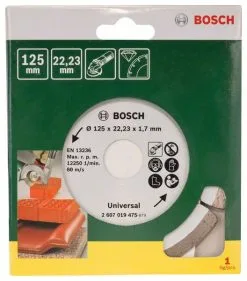 Disque à Tronçonner Diamenté 125mm Bosch