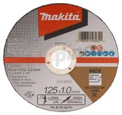 Disque à Tronçonner Extra Fin 125x22,2mm Makita E-03040