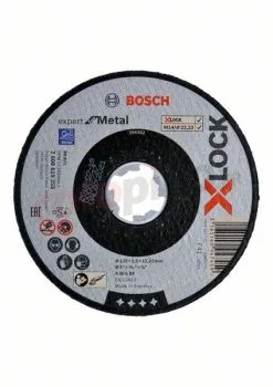 Disque Corindon X-Lock 125x22,23x2,5mm Bosch Expert For Metal