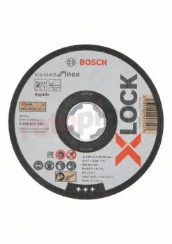 Disque De Corindon X-Lock 125mm Bosch Standard For Inox