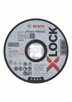 Disque De Corindon X-Lock 125x22,23x1mm Bosch Expert For Inox