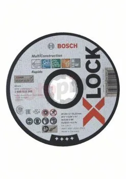 Disque De Corindon X-Lock 125x22,23x1mm Bosch Multi Material