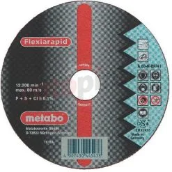 Disque De Coupe A 30-R 230×1,9×22,2mm Pour Acier Inoxydable Metabo