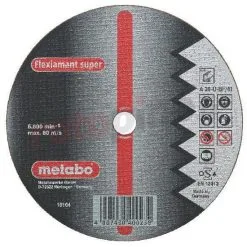 Disque De Coupe Flexiamant Grand à Aluminium (convexe) Metabo