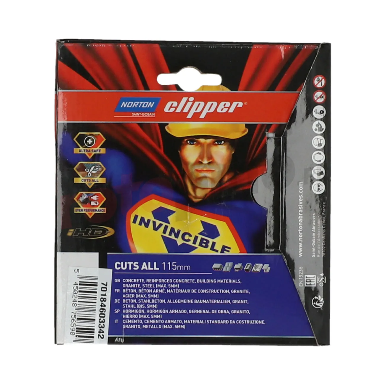 Disque Diamant 115x22,23mm Norton Invincible – Image 3