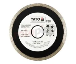 Disque Diamant 180mm Yato YT-6014