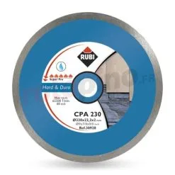 Disque Diamant Pour La Coupe à Eau CPA 350mm Rubi CPA 350