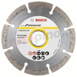 Disque Diamant Segment 115x22,23mm 10 Pcs. Bosch ECO For Universal