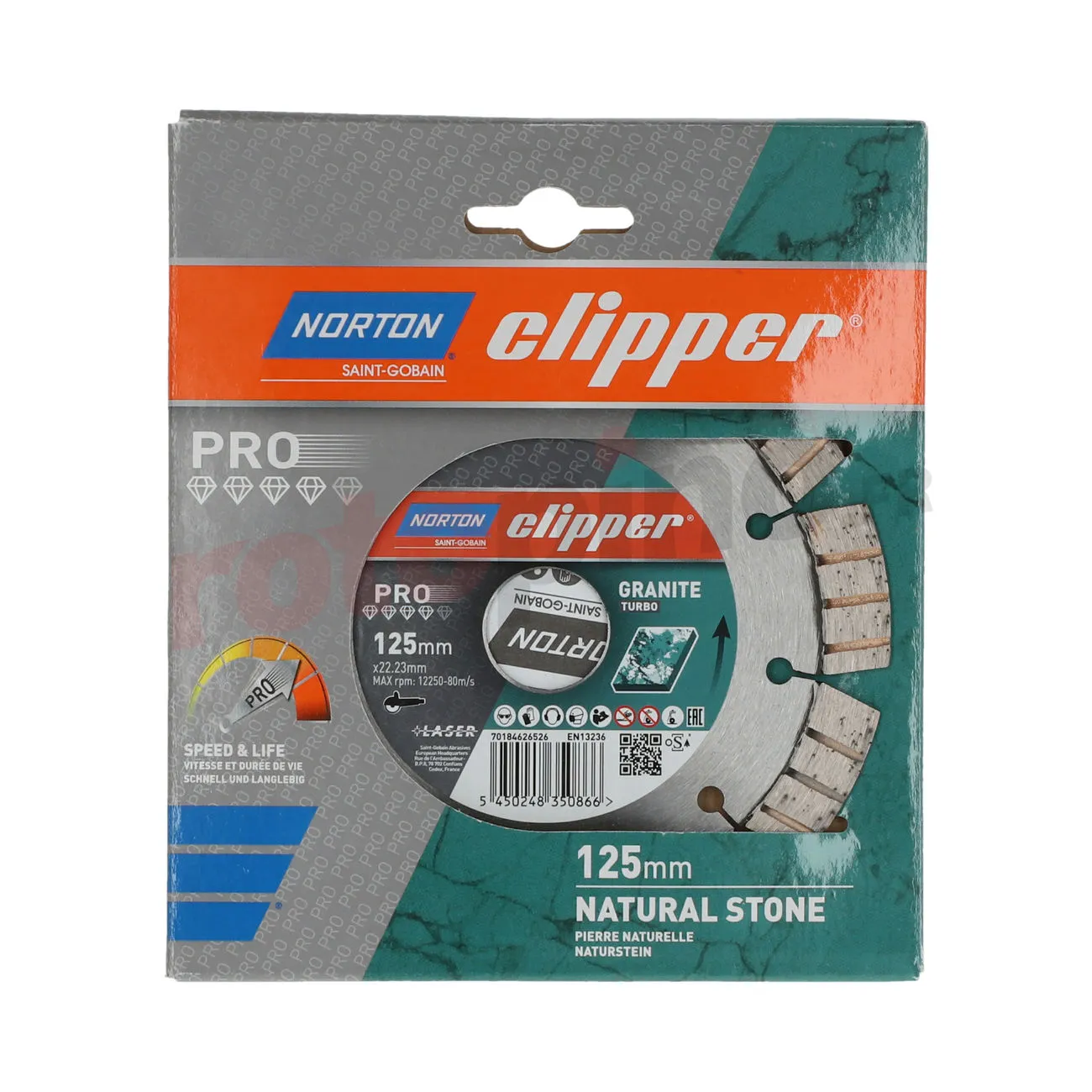Disque Diament 125x22.23mm Norton PRO Granite Turbo – Image 3