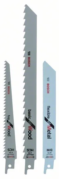 Jeu De Lames Scie Sabre Bosch