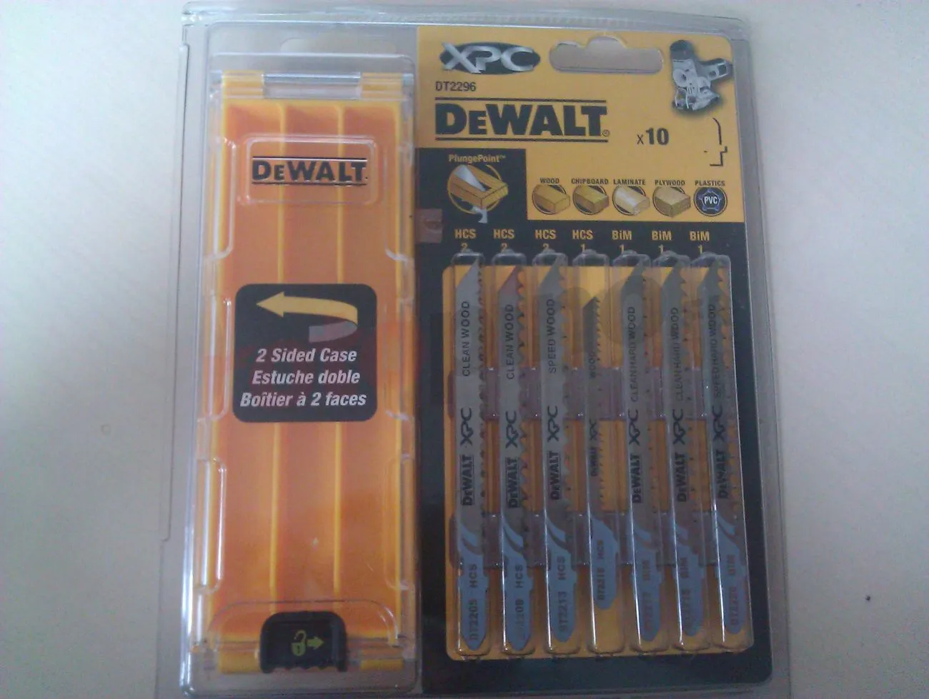 Kit De Lames Avec Un Mandrin T DT2296 (10 Pc) DeWalt DT2296 – Image 3