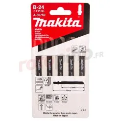 Lame à Scie Sauteuse HSS 52 B-24 Coupe Normale Makita A-85759