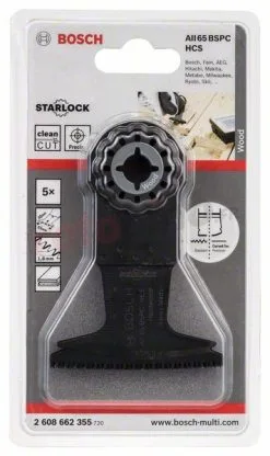 Lame AII 65 BSPC Pour Outils Multi-fonctions Hard Wood Bosch