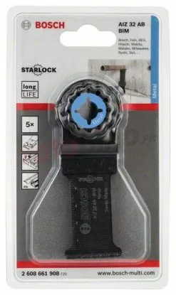 Lame BIM Pour Outils Avec Interface AIZ 32 AB Metal Bosch 2608661908