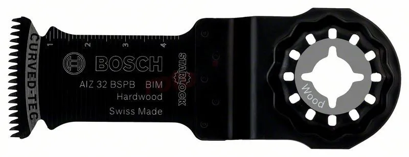 Lame BIM Pour Outils Avec Interface AIZ 32 BSPB Hard Wood Bosch