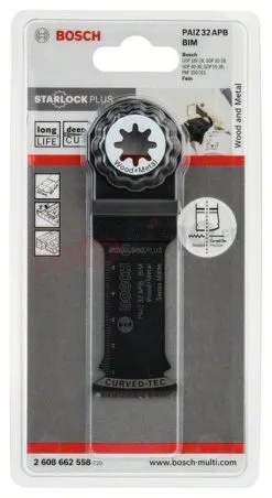 Lame BIM Pour Outils Avec Interface PAIZ 32 APB Wood And Metal Bosch