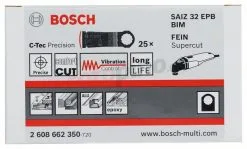 Lame BIM Pour Outils Avec Interface SAIZ 32 EPB Wood And Metal Bosch