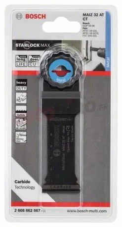 Lame Carbide Pour Outils Avec Interface MAIZ 32 AT Metal Bosch MAIZ 32 AT Metal