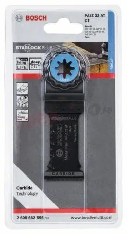 Lame Carbide Pour Outils Avec Interface PAIZ 32 AT Metal Bosch