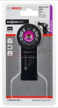 Lame Coupe-joint MAII 32 SC Pour Outils Multi-fonctions Bosch