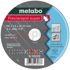 Lame De Scie Flexiarapid Super-A 46 U-150 1,6 × × 22,2mm Acier Inoxydable. Metabo