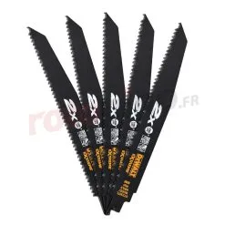 Lame De Scie Sabre Pour Bois Avec Clous DeWalt DT2307L