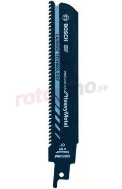 Lame De Scie Sabre Pour Couper L’acier 150mm Bosch S 955 CHM