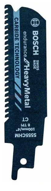 Lame De Scie Sabre Pour Couper L’acier100mm Bosch S 555 CHM