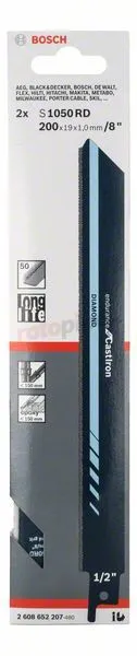 Lame De Scie Sabre S 1050 RD Bosch Endurance For CastIron