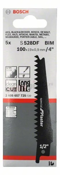 Lame De Scie Sabre S 528 DF Bosch