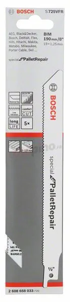 Lame De Scie Sabre S 725 VFR Bosch