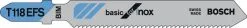 Lame De Scie Sauteuse T 118 EFS Bosch