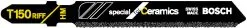 Lame Pour Les Scies Sauteuses T 150 Riff Special For Ceramics Bosch