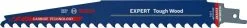Lames De Scie Sabre, 3pcs Bosch EXPERT Tough Wood S 1142 KHM