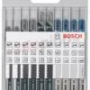 Lames De Scie Sauteuse Basic For Metal And Wood, Set De 10 Pièces Bosch X-PRO LINE JSB SET