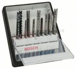 Lames De Scie Sauteuse Robust Line Wood And Metal, Emmanchement En T, Set De 10 Pièces Bosch