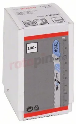 Lames De Scie Sauteuse T 218 A Bosch