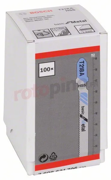 Lames De Scie Sauteuse T 218 A Bosch