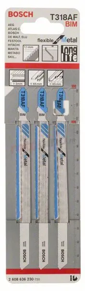 Lames De Scie Sauteuse T 318 AF Bosch