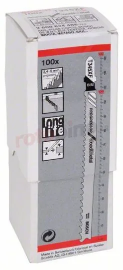 Lames De Scie Sauteuse T 345 XF Bosch