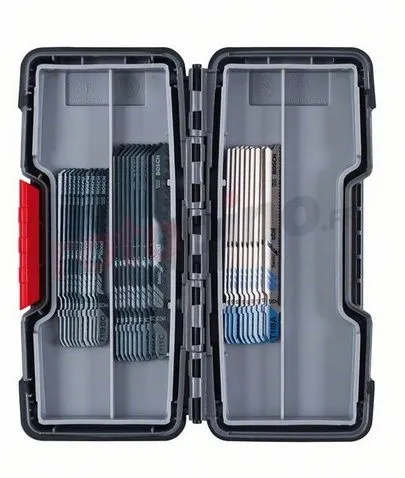 Lames De Scie Sauteuse Wood And Metal, Set De 30 Pièces Bosch TOUGHBOX BASIC W/M